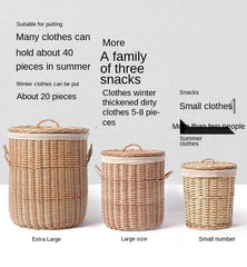 Natural Willow Woven with Lid