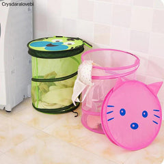 Colorful Cartoon Foldable Toys Basket