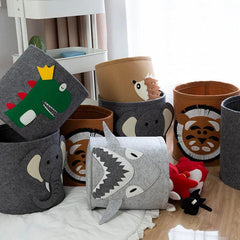 Foldable Animal Laundry Basket