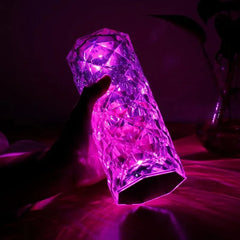 Rose LED Night Light Color Changing Crystal