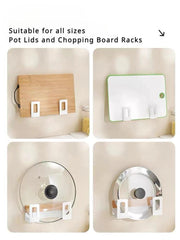 Pots and Lids Cabinet Door Rack