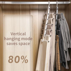 space-saving pants hanger