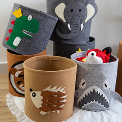 Foldable Animal Laundry Basket