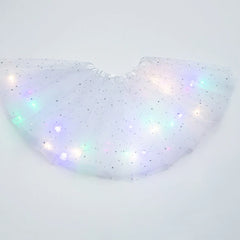 LED Glowing Light Tutu Skirts Fairy Costume