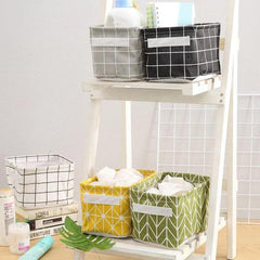 small canvas basket