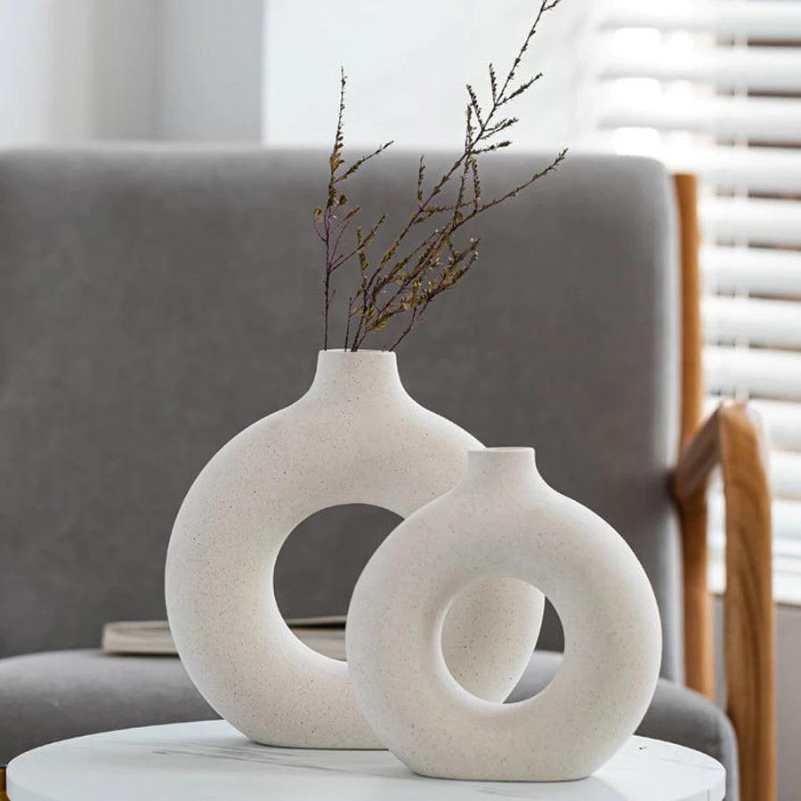Nordic Doughnut Vase