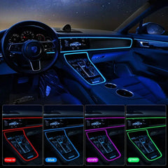Car interior LED decorative light
