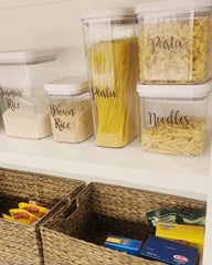 Black Stickable Labels 8 pcs