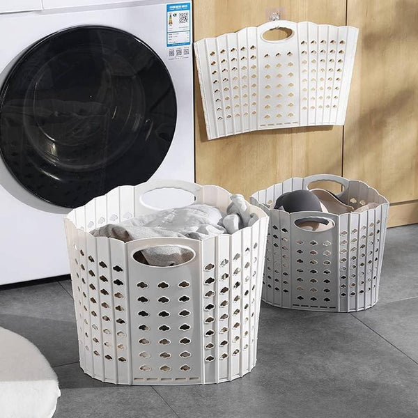 medium foldable laundry basket