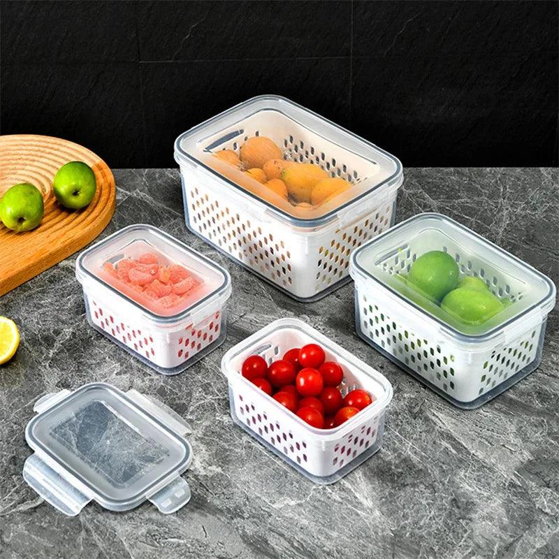 fridge drain storage box