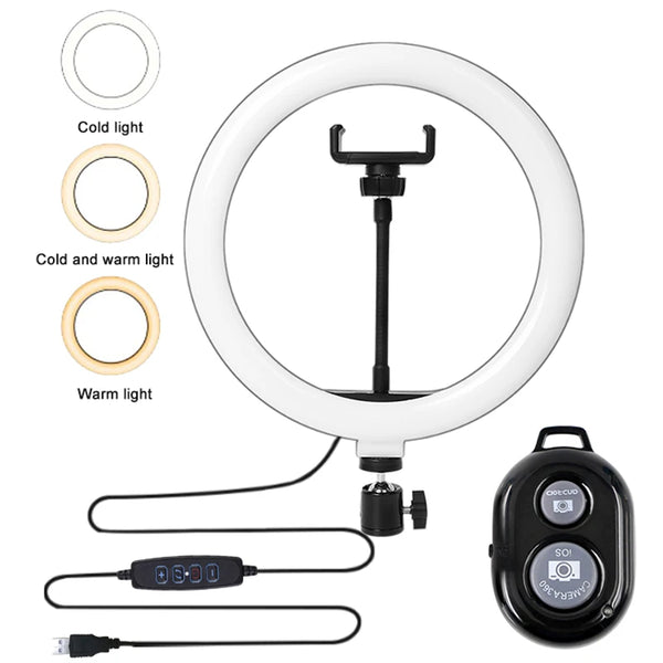 Youtube Shooting Vlog Selfie Circular Photo Ring Light