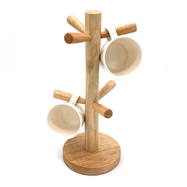 Wooden Cup Holder Tree