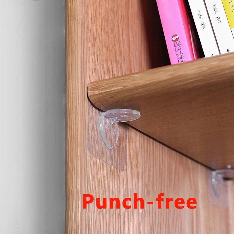 Adhesive Shelf Support Clips