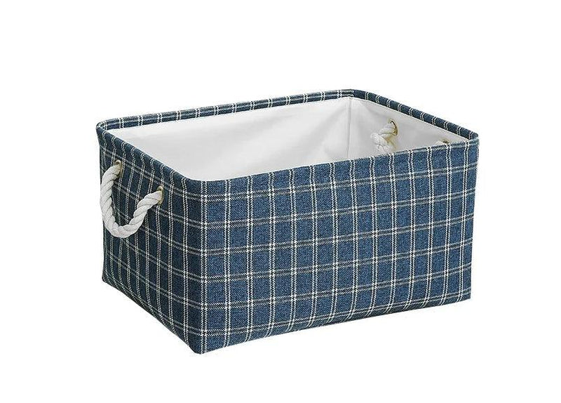 Cube Canvas Fabric Storage Basket