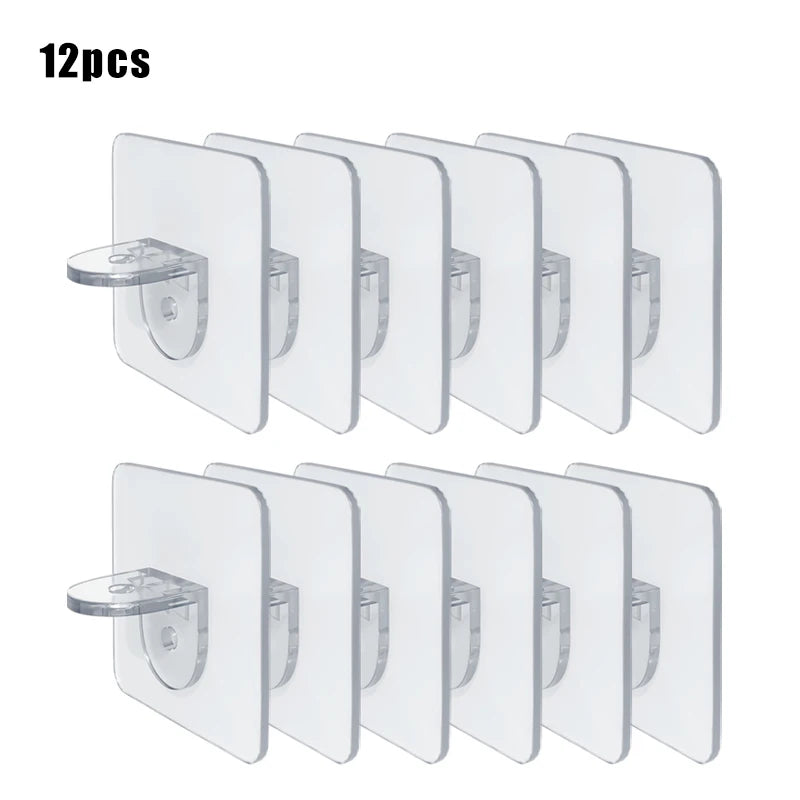Adhesive Shelf Support Clips