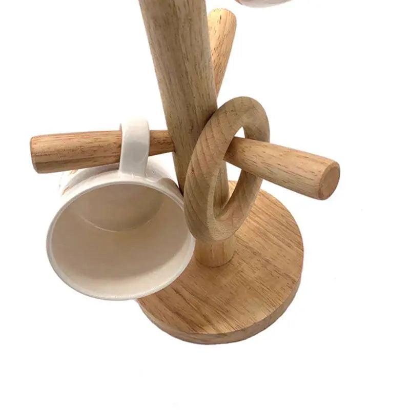 Wooden Cup Holder Tree