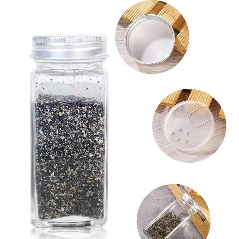 Glass Spice Jar Set