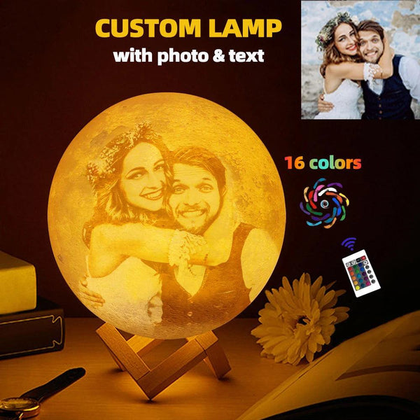 PERSONALIZED 3D PHOTO MOON LAMP