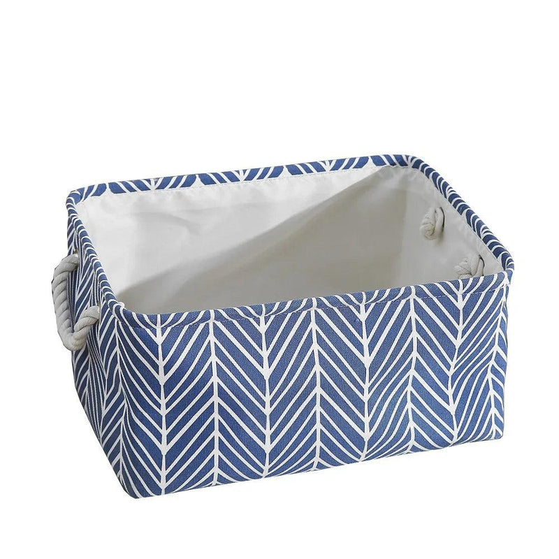 Cube Canvas Fabric Storage Basket