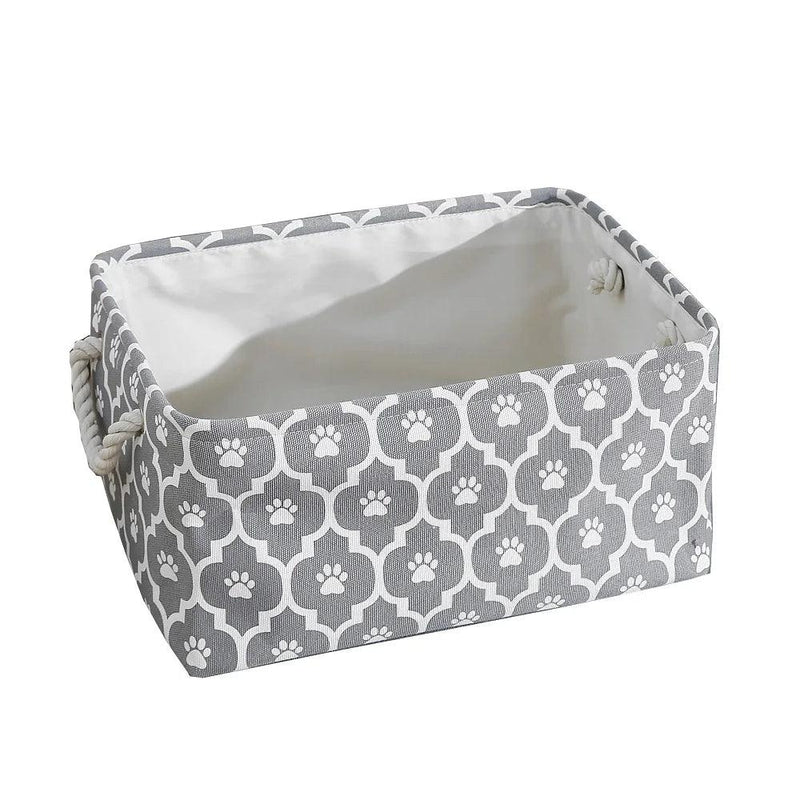 Cube Canvas Fabric Storage Basket