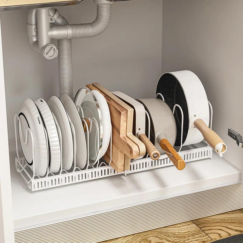 Kitchen Storage Rack - Stainless Steel Storage Shelf