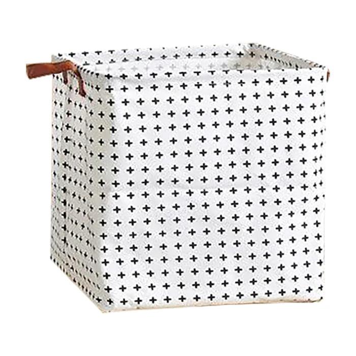 Cube Folding Canvas Storage Basket