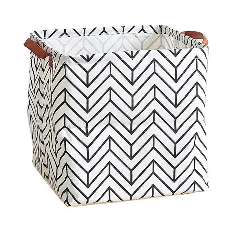 Cube Folding Canvas Storage Basket