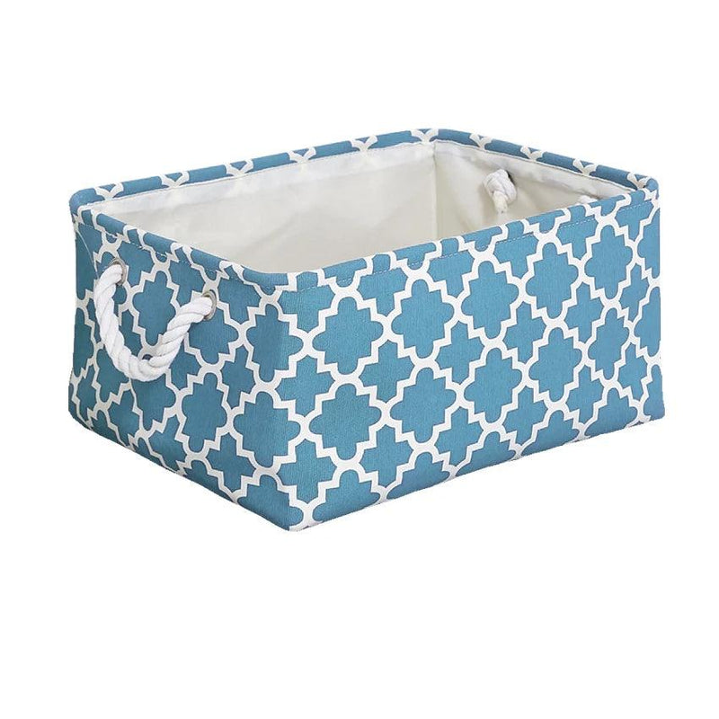 Cube Canvas Fabric Storage Basket