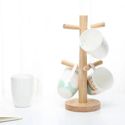 Wooden Cup Holder Tree