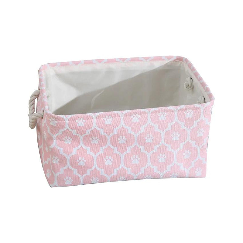 Cube Canvas Fabric Storage Basket