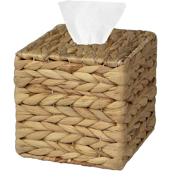 Wicker Straw Tissue Box Holder