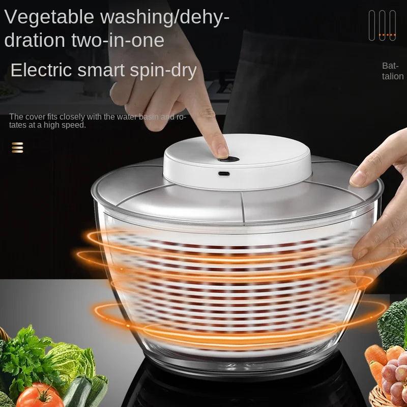 automatic electric salad dehydrator