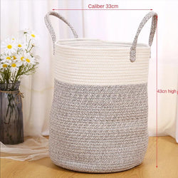 Cotton Rope Styled Laundry Basket