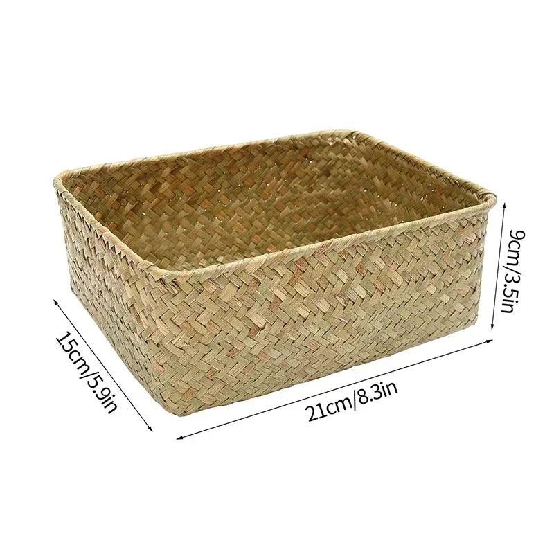 Woven Seagrass Storage Baskets