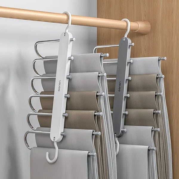 space-saving pants hanger