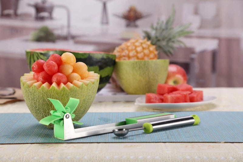 Stainless Steel Windmill Design Watermelon Cutter