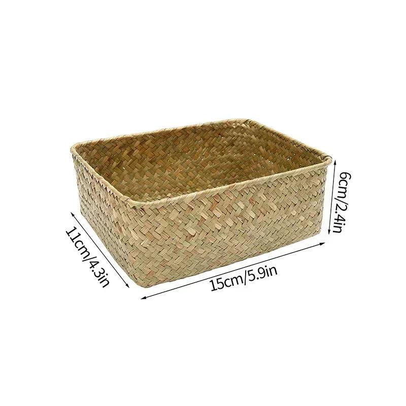 Woven Seagrass Storage Baskets