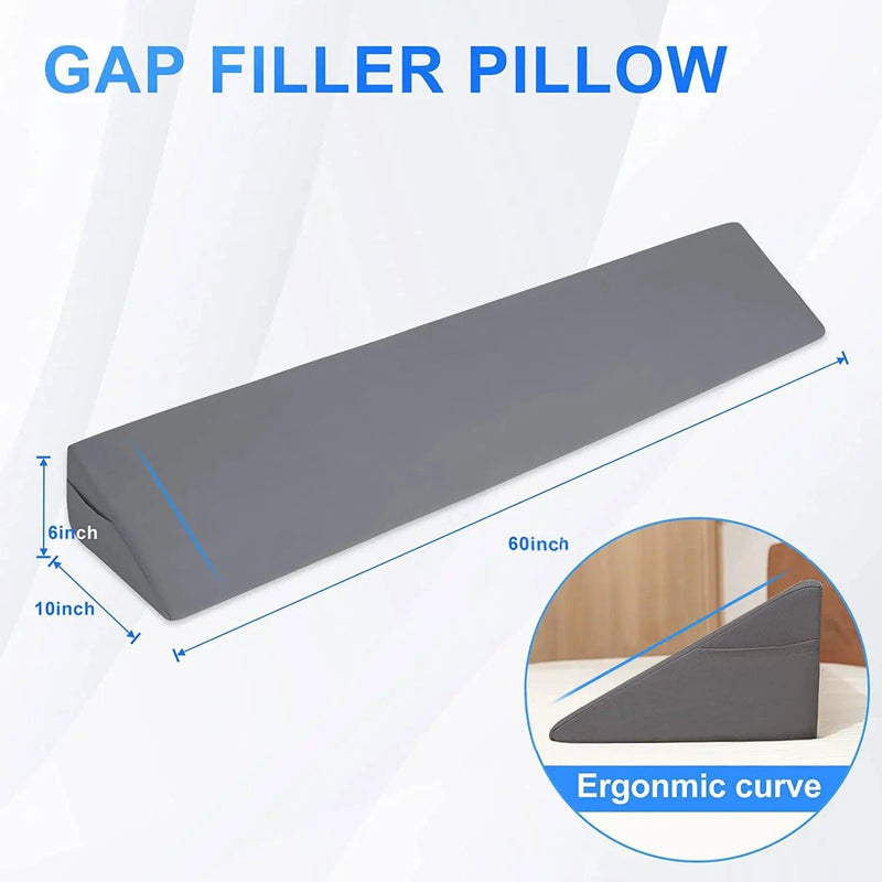 Sleeping Triangle Headboard Pillow Gap Filler Mattress