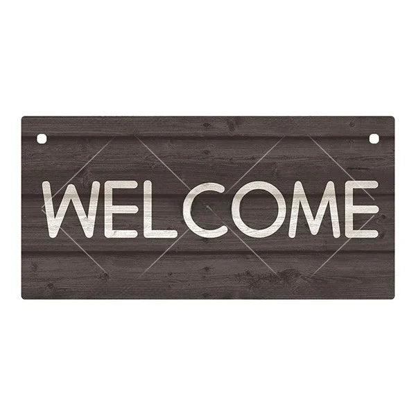 Vintage Welcome Home Wooden Sign