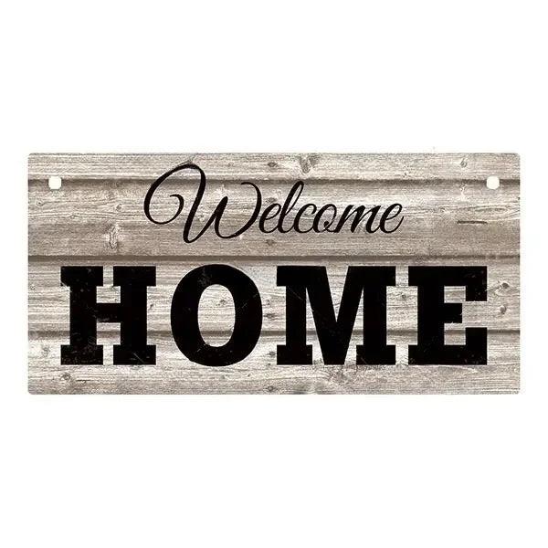 Vintage Welcome Home Wooden Sign