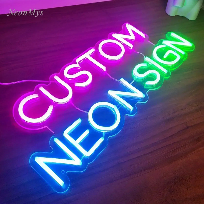 Custom Neon Sign Personalized Text Logo