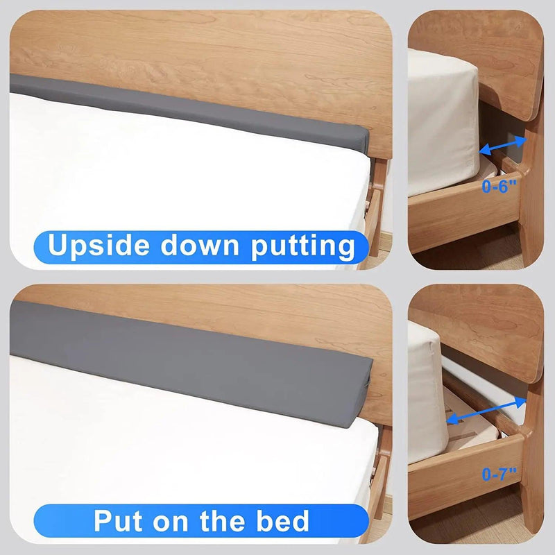 Sleeping Triangle Headboard Pillow Gap Filler Mattress