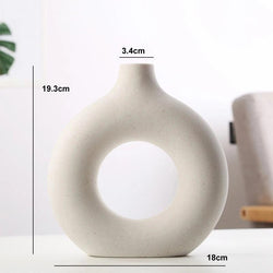 Nordic Doughnut Vase