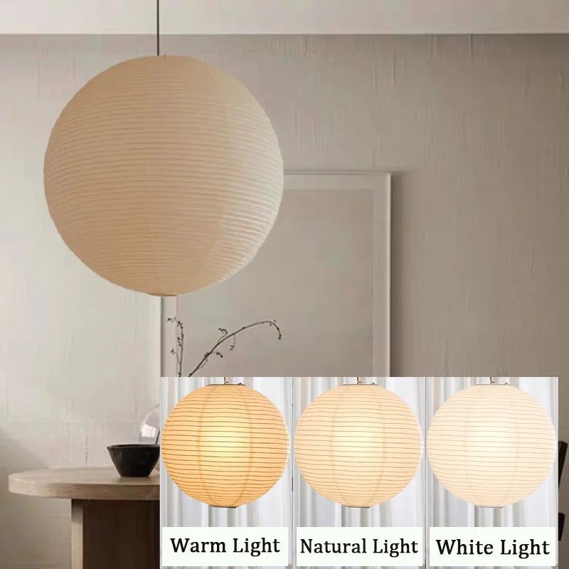 Light Japanese Paper Hanging Lamps