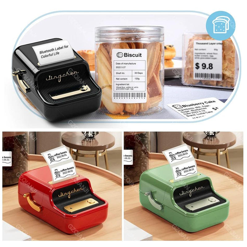 mini portable thermal label printer