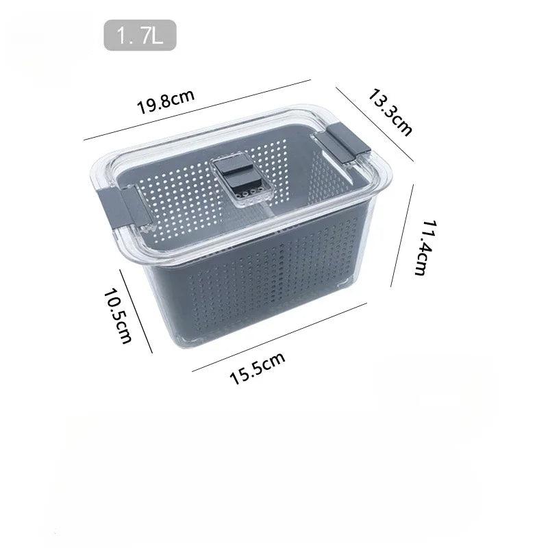 fridge drain storage box