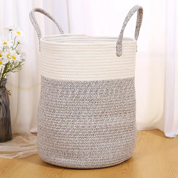 Cotton Rope Styled Laundry Basket