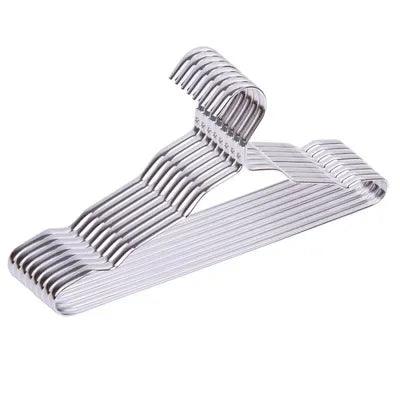 5/10pcs Metallic Clothing Hanger