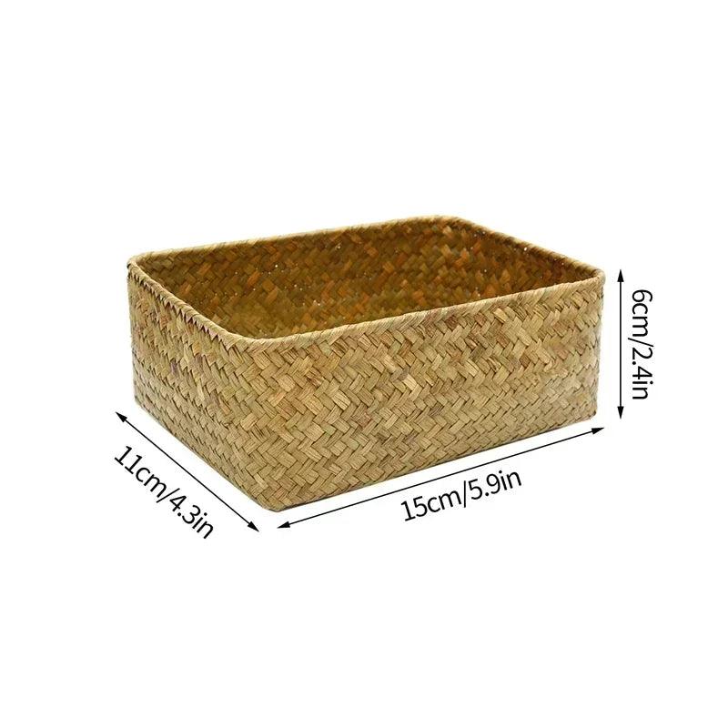 Woven Seagrass Storage Baskets