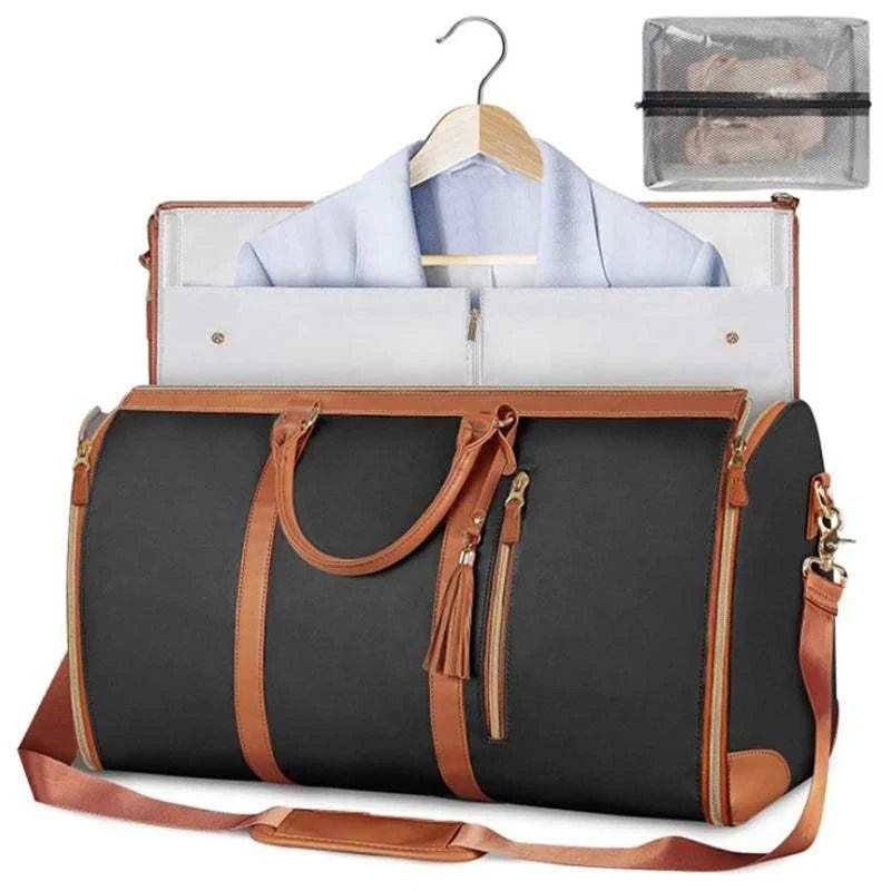 high capacity folding luggage bag incredible organization